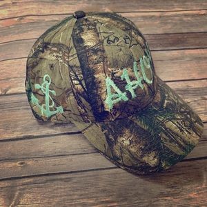 RealTree Camo AhOY Anchor Embroidered Hat